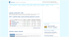 Desktop Screenshot of lyzovani.cz