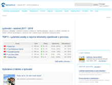 Tablet Screenshot of lyzovani.cz